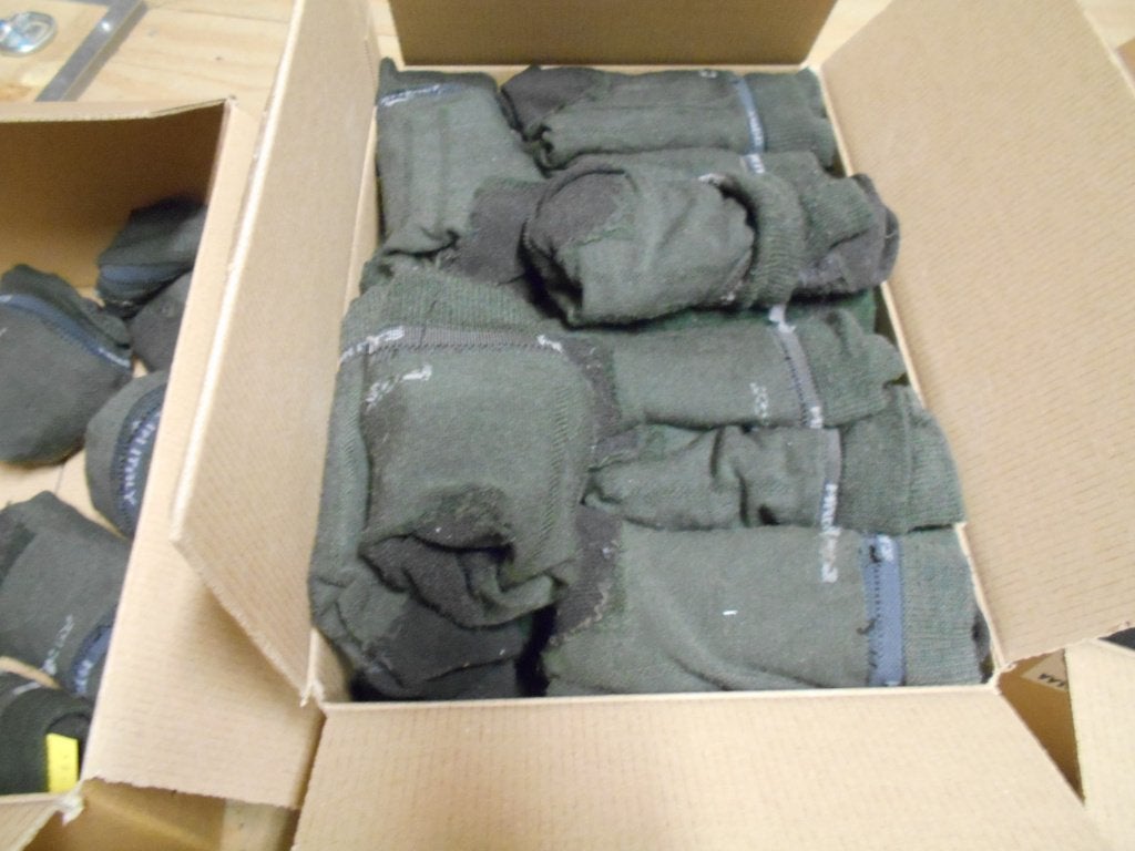 Meindl sokken gebruikt legergroen (diverse maten), Ophalen of Verzenden, Gebruikt, Kleding