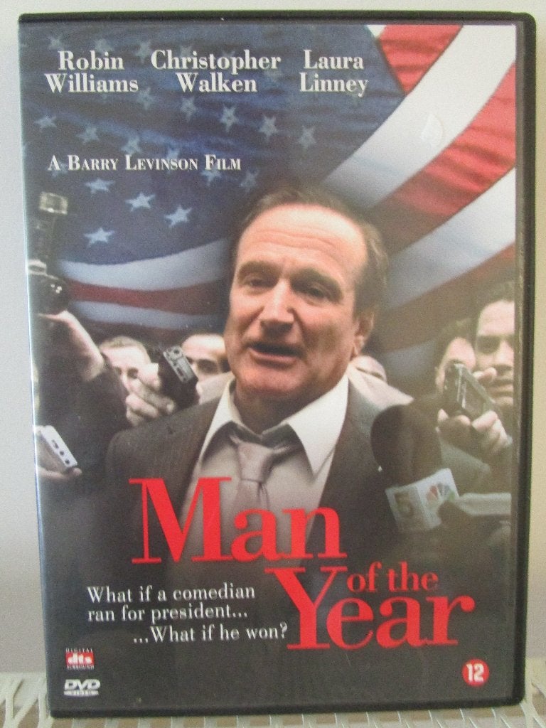 dvd Man of the Year, Vanaf 12 jaar, Ophalen of Verzenden, Zo goed als nieuw, Romantische komedie