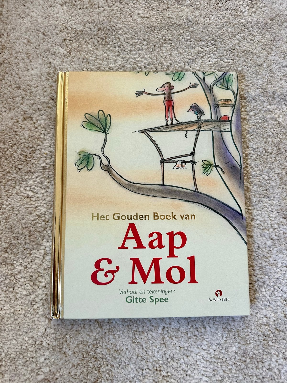Het Gouden Boek van Aap & Mol - Gitte Spee, Ophalen of Verzenden, Zo goed als nieuw, 3 tot 4 jaar