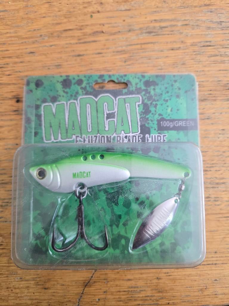 Madcat Effizion Blade Lure 100g Groen - Nieuw Kunstaas, Watersport en Boten, Ophalen of Verzenden