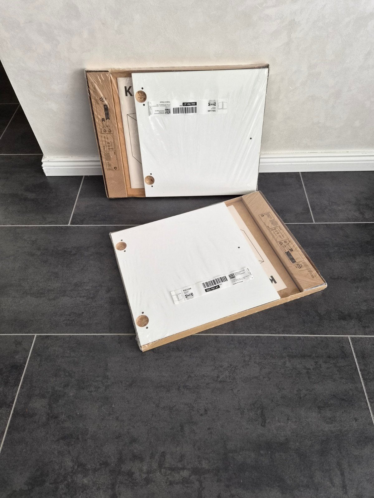 2 IKEA Kallax kastjes met deurtjes - Nieuw in verpakking, Ophalen, Nieuw