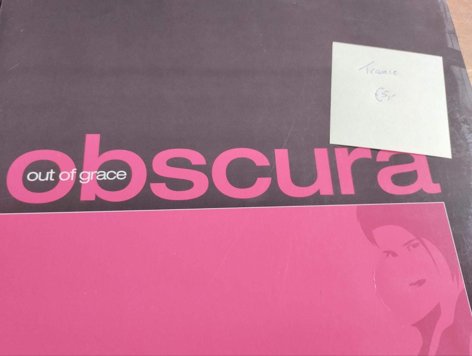 Out of Grace - Obscura (Trance 12" Vinyl), Cd's en Dvd's, Vinyl | Dance en House, LP, Gebruikt, Trance, Ophalen of Verzenden