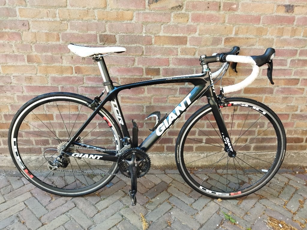 Giant TCR full carbon Dames Racefiets M, Fietsen en Brommers, Fietsen | Racefietsen, Ophalen, 28 inch, Carbon, Velgrem