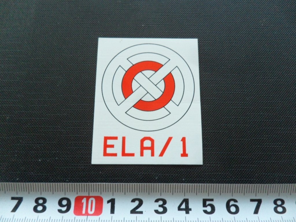 sticker ELA/1, Ophalen of Verzenden, Zo goed als nieuw