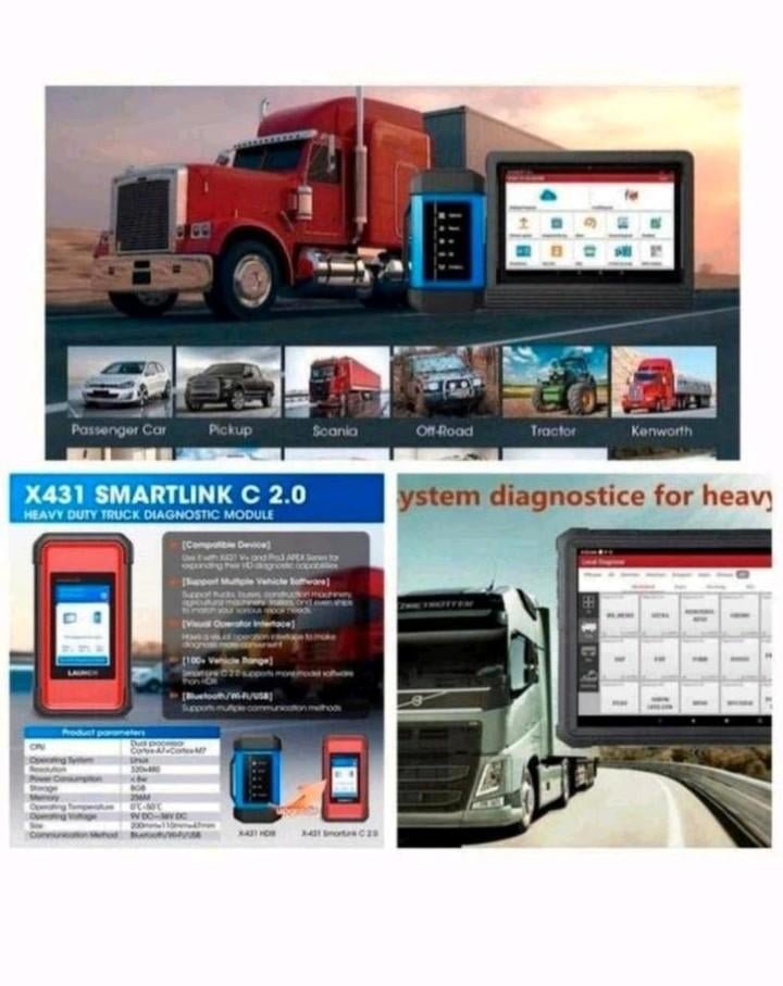 Launch X431 Uitleesapparaat Vrachtwagens Diagnose Machines, Auto diversen, Autogereedschap, Ophalen of Verzenden, Nieuw