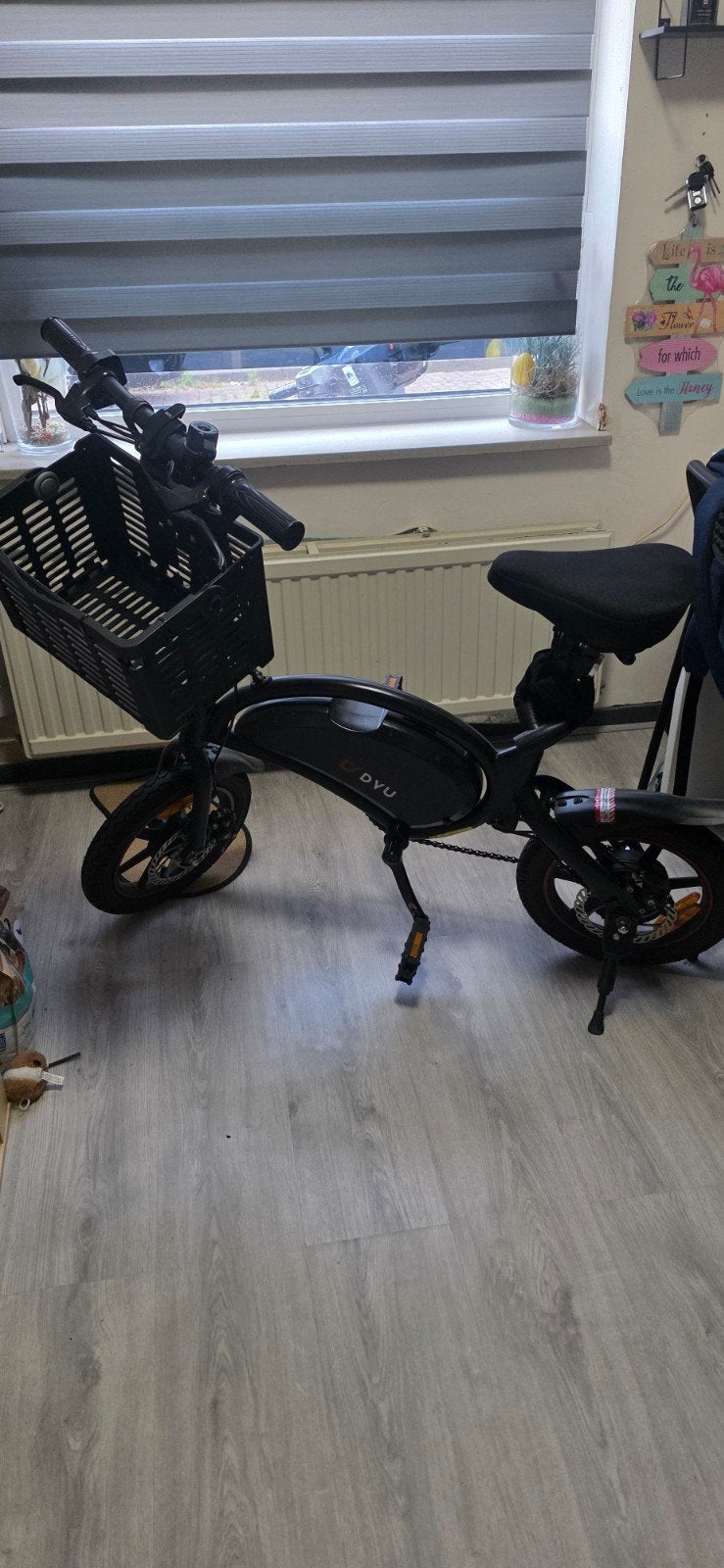 DYU D3+ Elektrische Vouwfiets - Compact en Krachtig, Minder dan 47 cm, Ophalen, Zo goed als nieuw, Overige merken