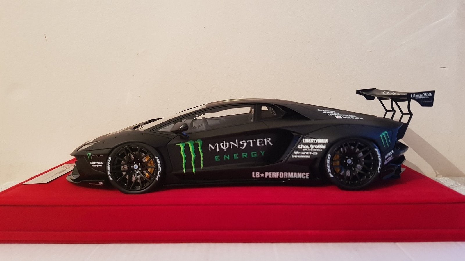Liberty Walk OEM LB Lamborghini Aventador (Monster Energy), Ophalen of Verzenden, Nieuw, Overige merken