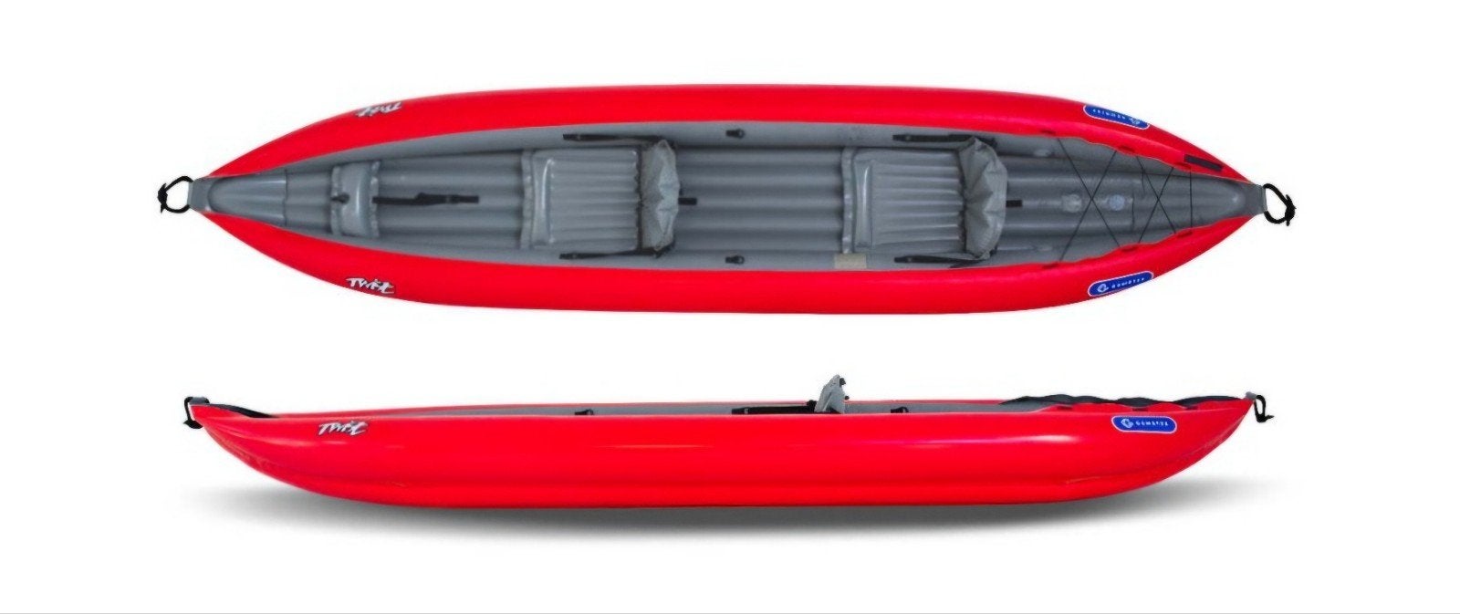 Gumotex Twist 2 opblaasbare kajak – 1 of 2 persoons, Ophalen, Zo goed als nieuw, 2-persoons