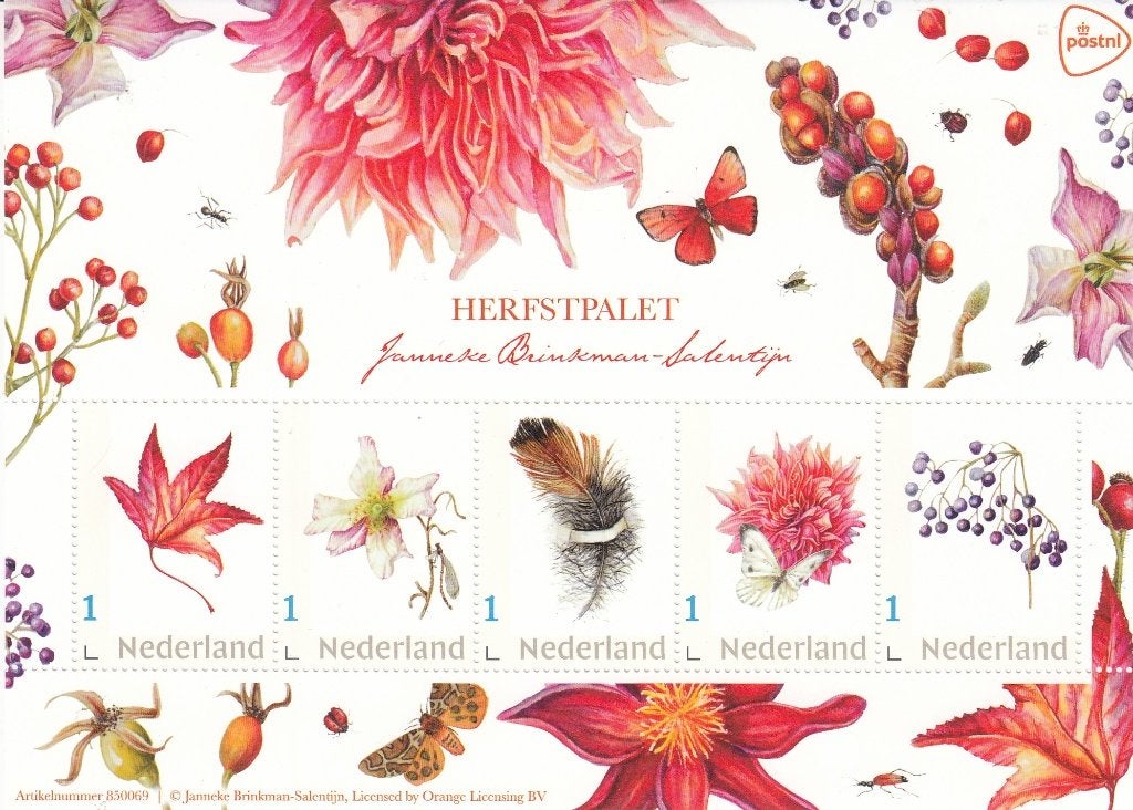 Nederland- 2025.49- Herfstpallet- Janneke Brinkman- Vel- P, Verzenden, Na 1940, Postfris