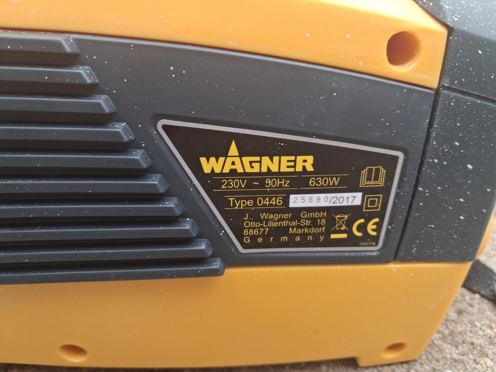 Wagner verfspuit voor muren en schuttingen, Ophalen of Verzenden, Gebruikt, Verfspuit of Verfpomp
