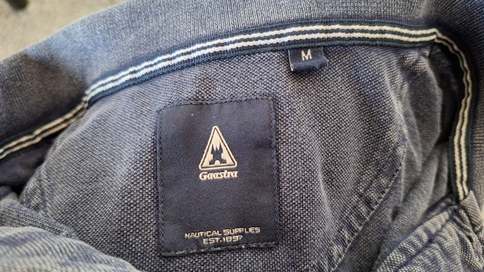 Gaastra Polo Shirt Maat M - Donkerblauw, Gaastra, Ophalen of Verzenden, Gedragen, Maat 48/50 (M)