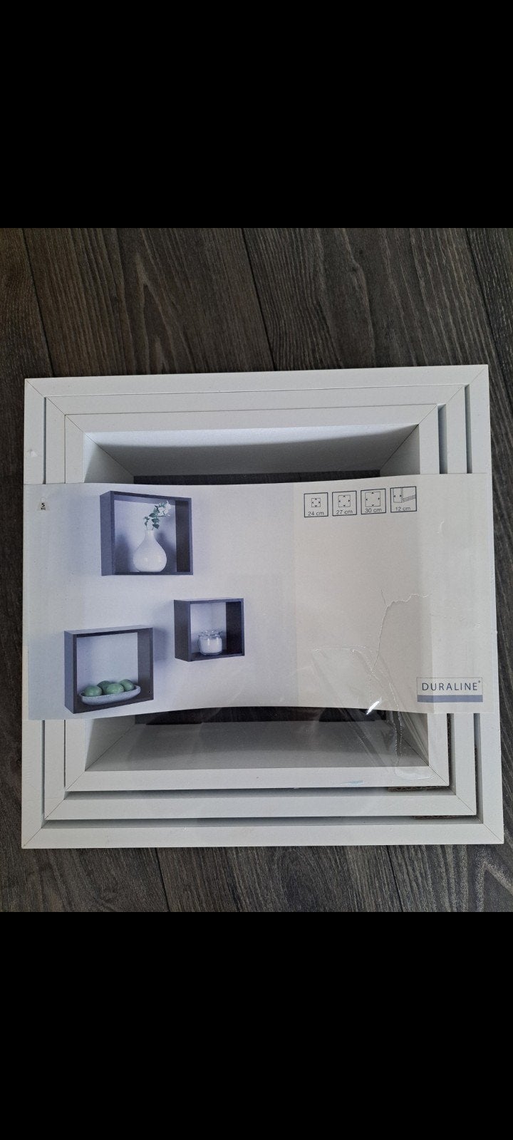 Duraline wandkubus nieuw in verpakking (3 delig), Ophalen of Verzenden, Nieuw