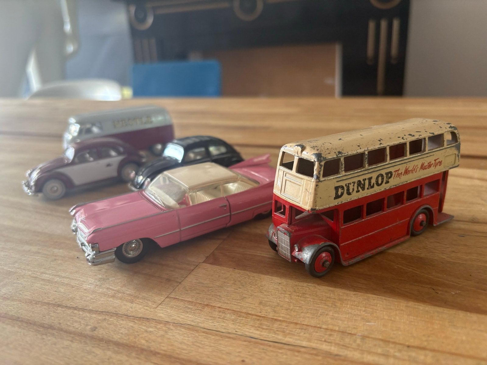 Vintage oa Dinky Toy Auto's - Set van 5, Ophalen of Verzenden, Gebruikt