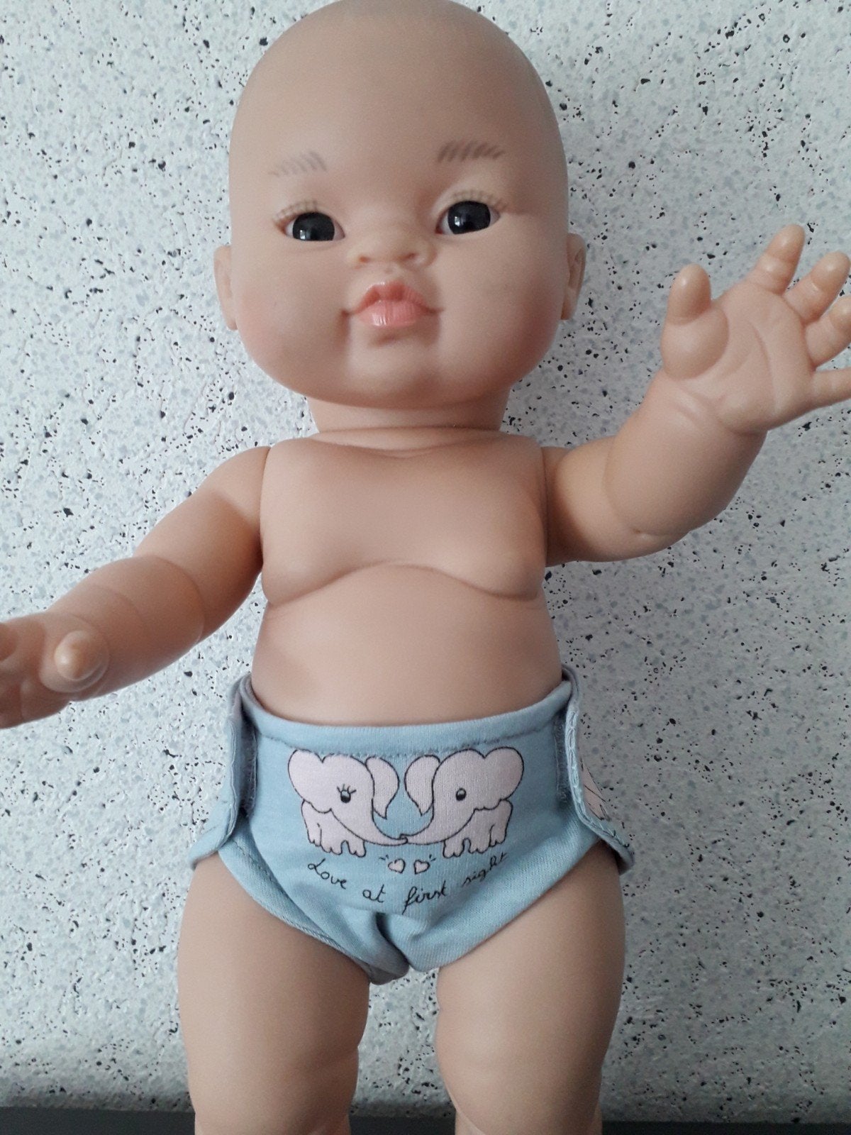 Poppenkleertjes babypop 30/32 cm, Verzenden, Nieuw, Babypop