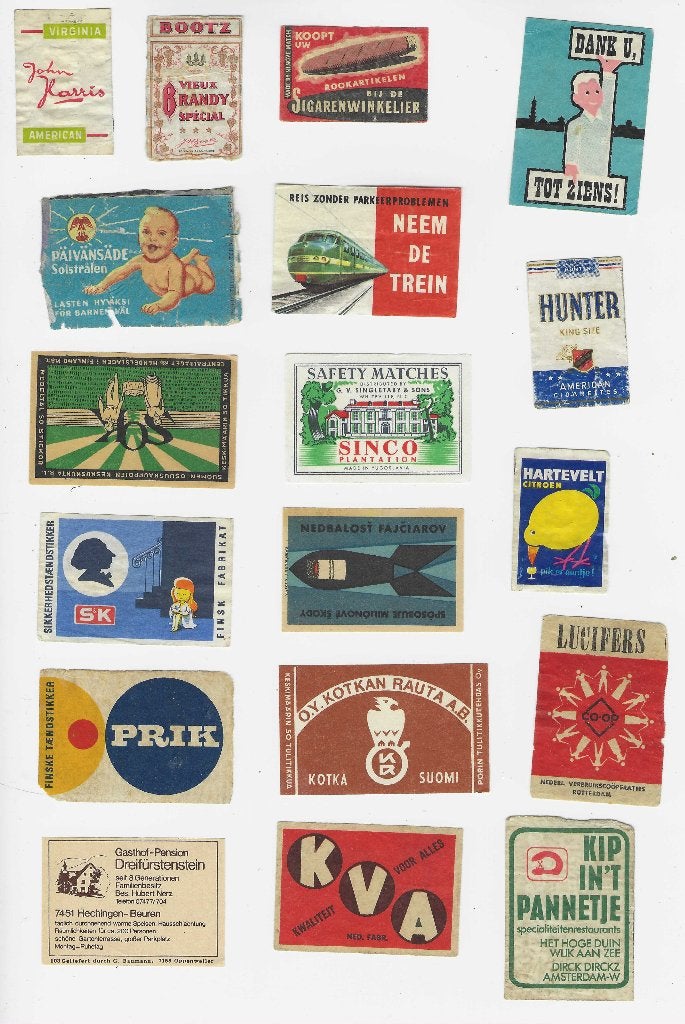 Lucifers merken  . lot 1, Ophalen of Verzenden, Luciferdoosjes of -merken