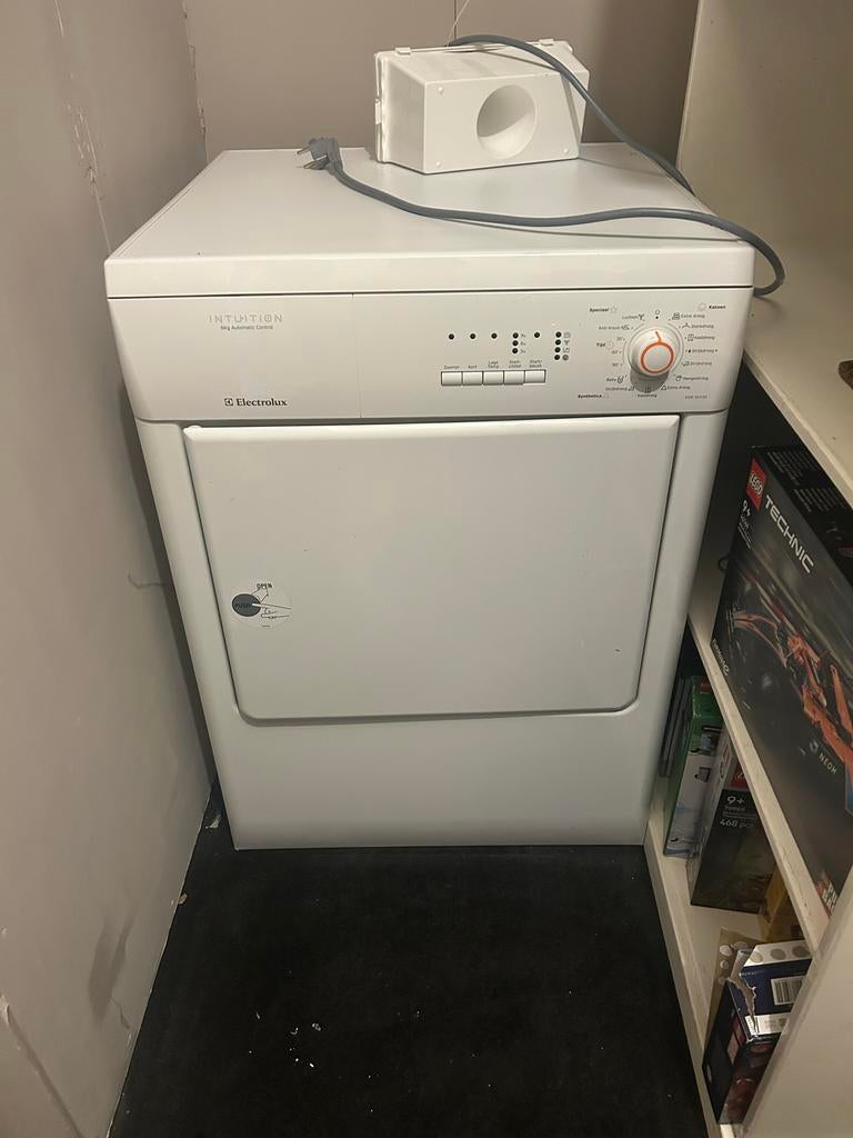 Electrolux Intuition luchtafvoerdroger, Witgoed en Apparatuur, Ophalen, 6 tot 8 kg, Gebruikt, Luchtafvoer