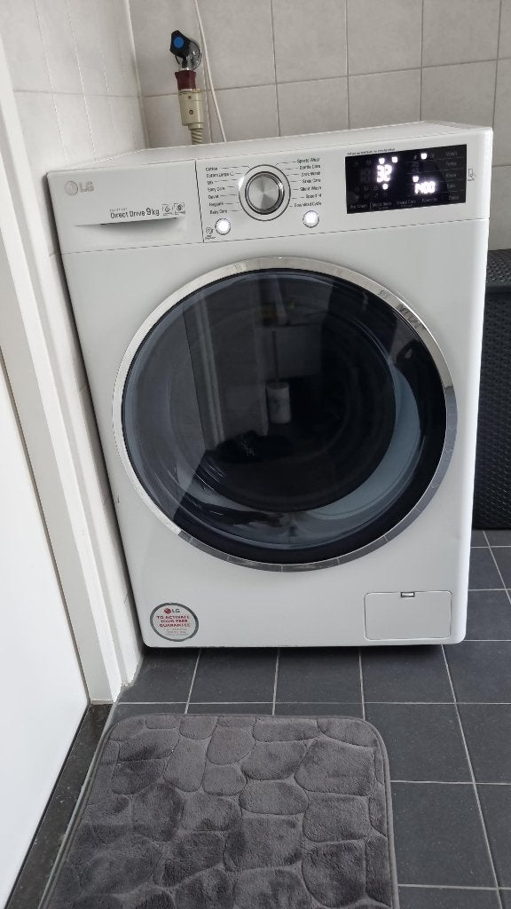 LG Direct Drive 9 kg Wasmachine. Energie klasse A+++., Witgoed en Apparatuur, Ophalen, 1200 tot 1600 toeren, Gebruikt, 8 tot 10 kg