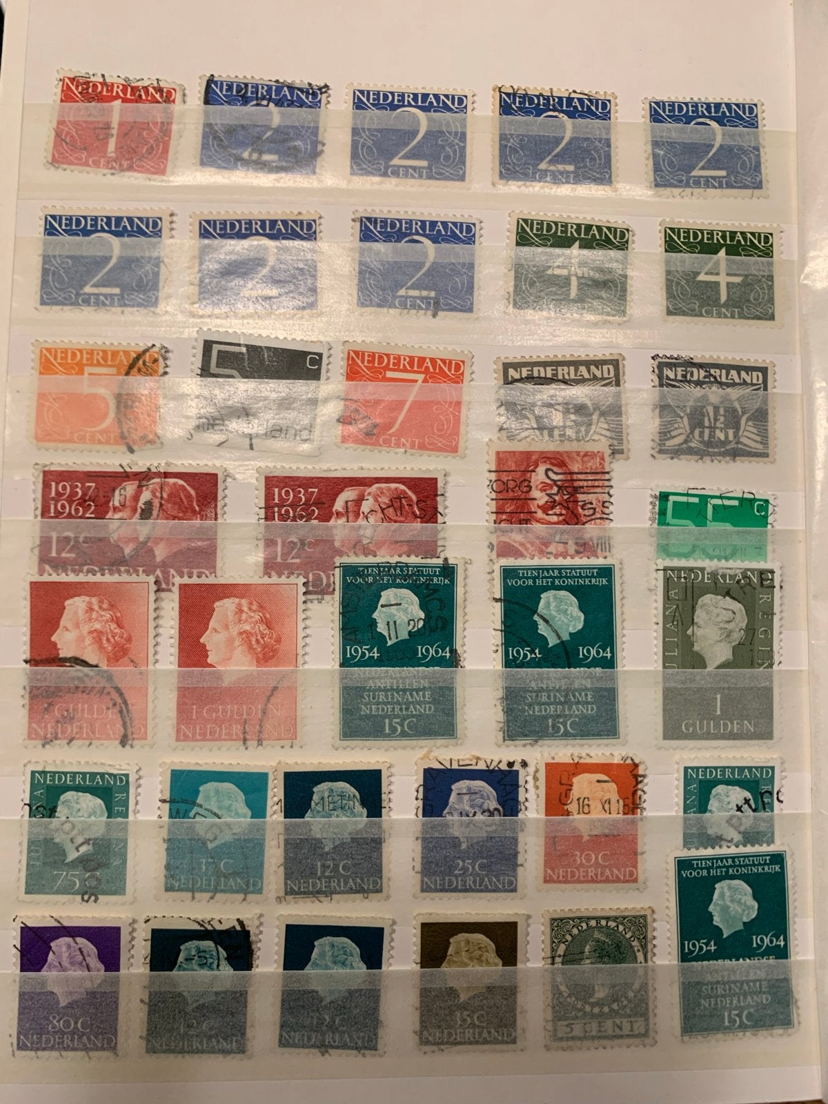 Grote collectie postzegels uit diverse landen, Ophalen of Verzenden, Na 1940, Gestempeld