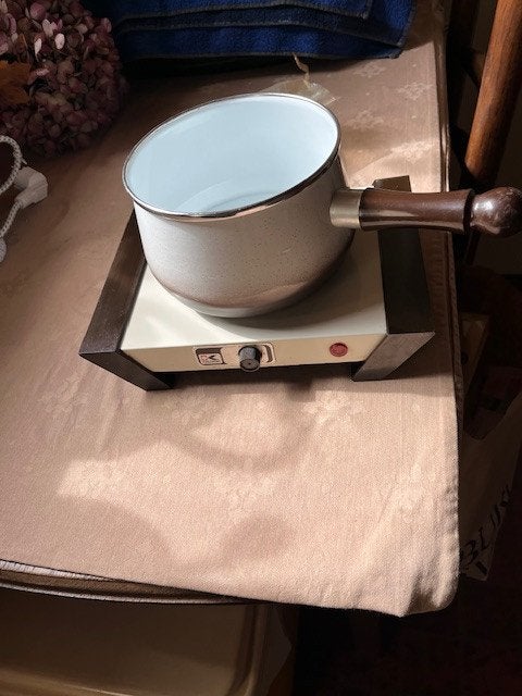 Fonduestel Kalorik, Witgoed en Apparatuur, Fonduesets, Ophalen of Verzenden, Gebruikt, Elektrisch, Fondueset