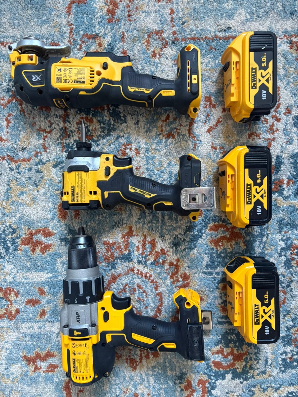 DeWalt DCD996, DCF850 & Multitool, Doe-het-zelf en Verbouw, Gereedschap | Boormachines, Ophalen, Boor- en Schroefmachine, Klopboormechanisme