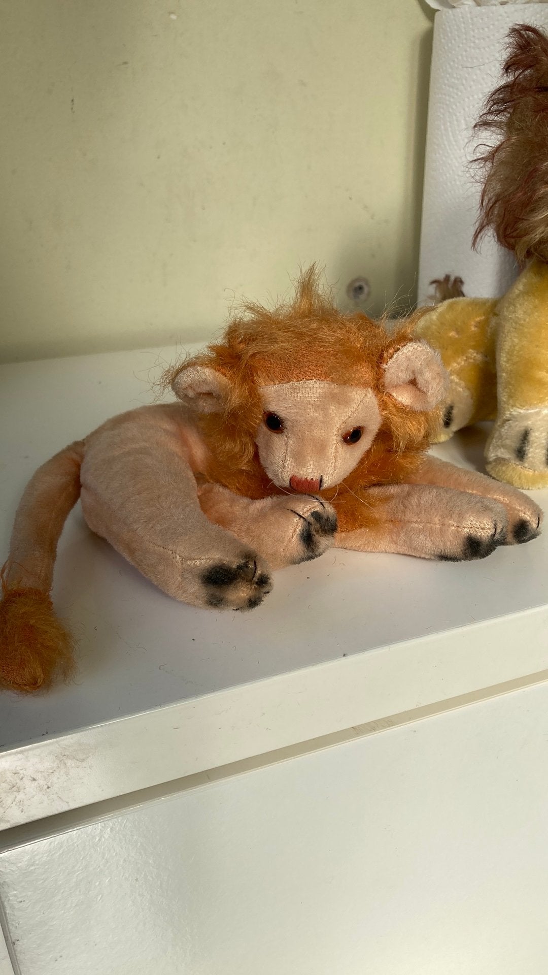 Vintage Steiff leeuw 'Leo' - Mohair knuffel, Ophalen of Verzenden