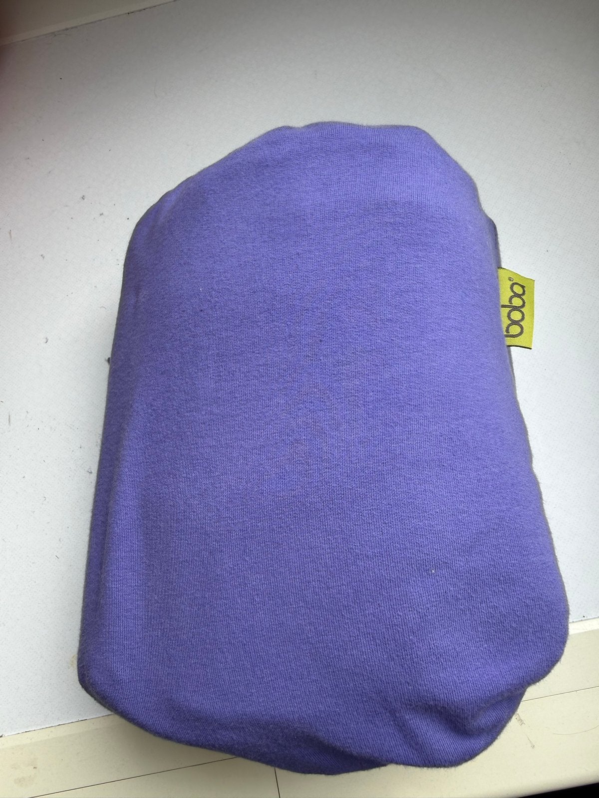 Boba katoenen stretch draagdoek paars met bewaarzak, Kinderen en Baby's, Overige merken, Buik of Rug, Ophalen of Verzenden, Zo goed als nieuw