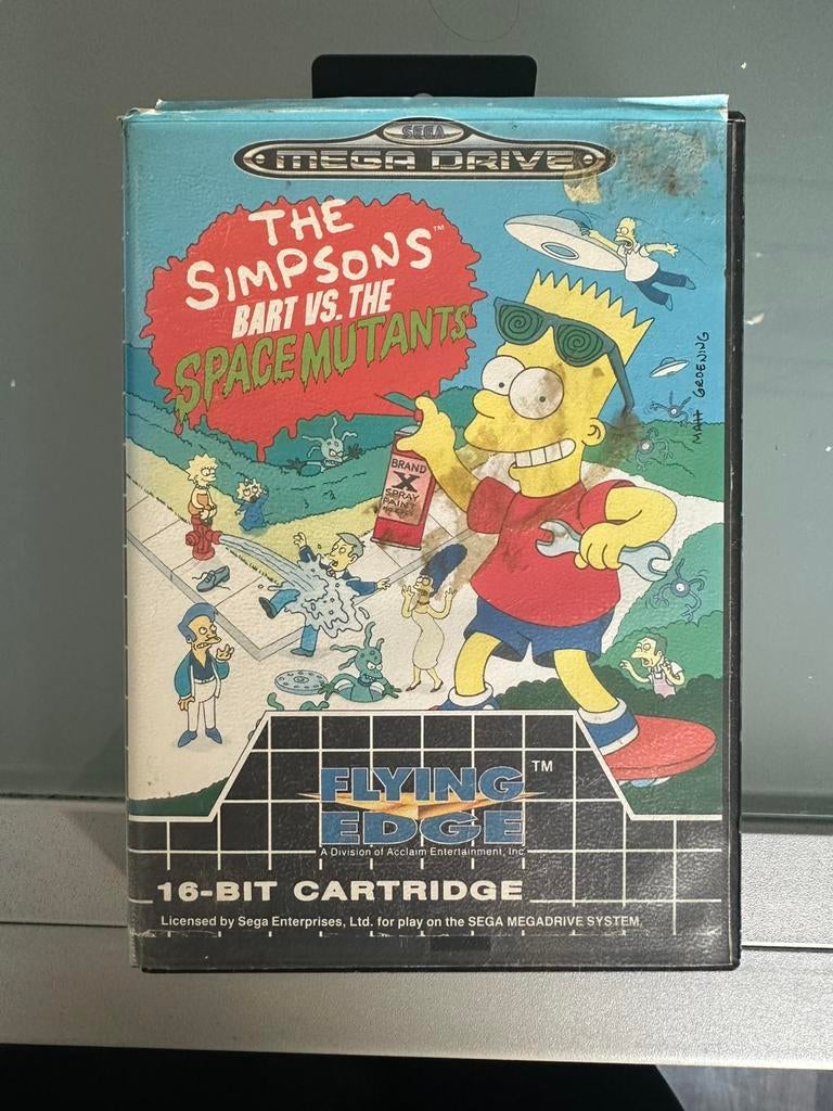 The simpsons bart vs the space mutants, Spelcomputers en Games, Games | Sega, 1 speler, Zo goed als nieuw, Vanaf 3 jaar, Mega Drive