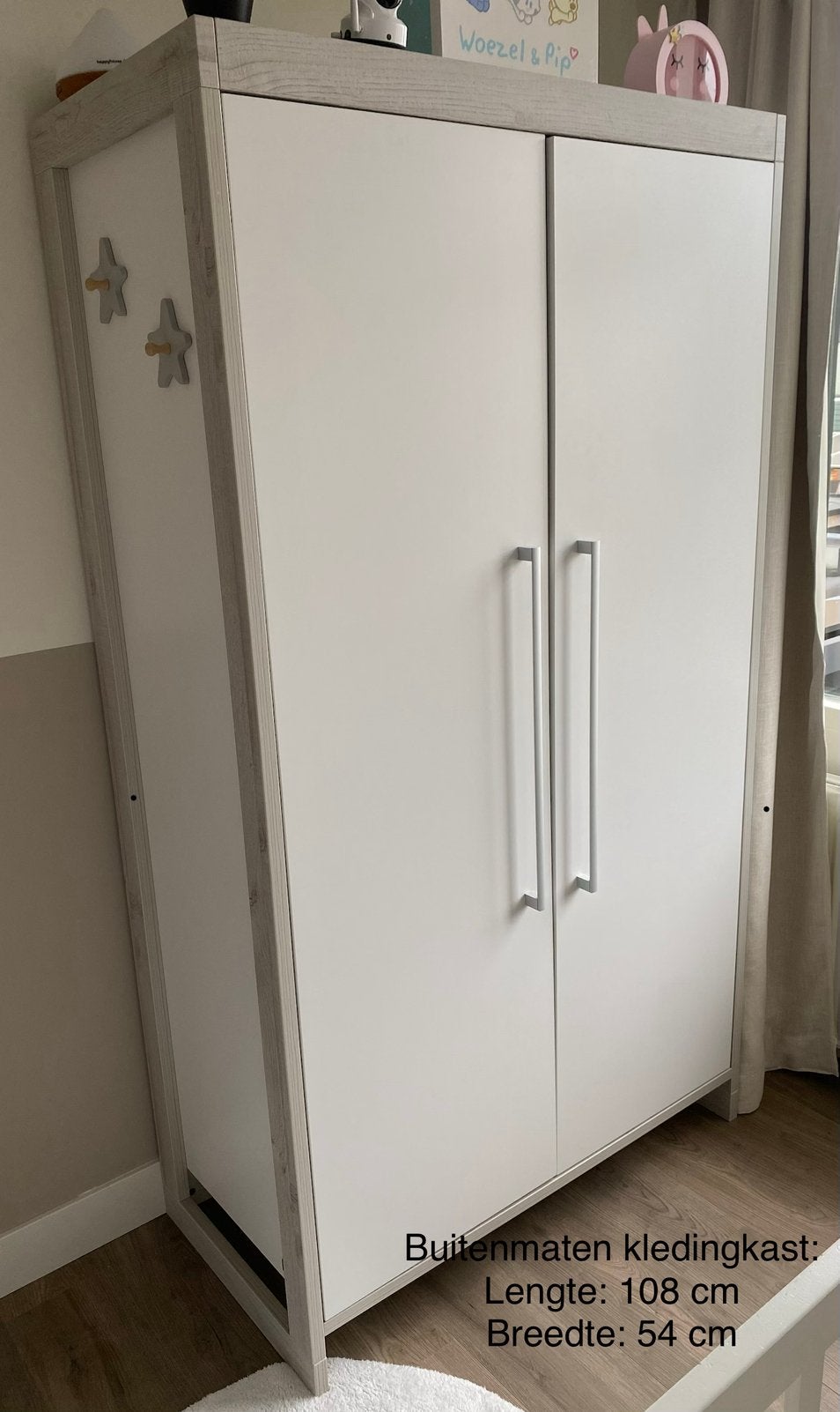 Kledingkast baby- kinderkamer TWF type frame, Ophalen, Zo goed als nieuw, 50 tot 75 cm, 150 tot 200 cm