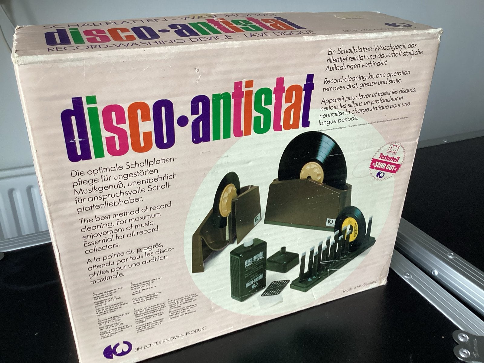Disco-Antistat Platenreiniger - Complete Set voor Vinyl, Audio, Tv en Foto, Platenspelers, Verzenden, Gebruikt, Overige merken