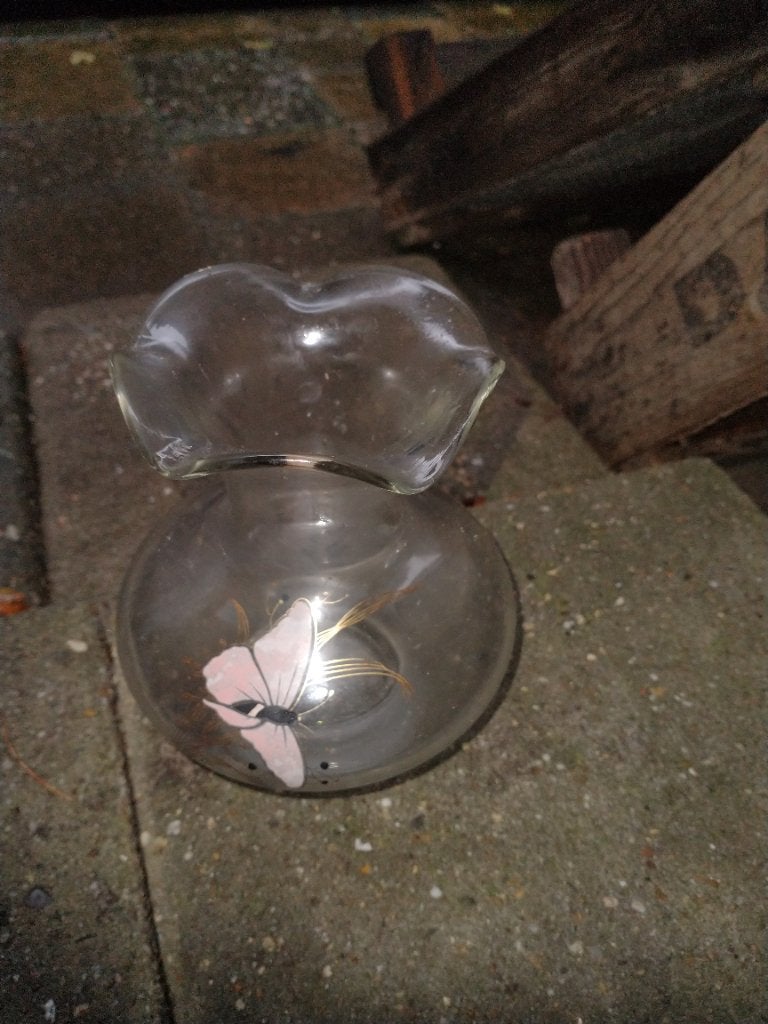 klei ne glazen vaas, Huis en Inrichting, Ophalen, Zo goed als nieuw, Glas