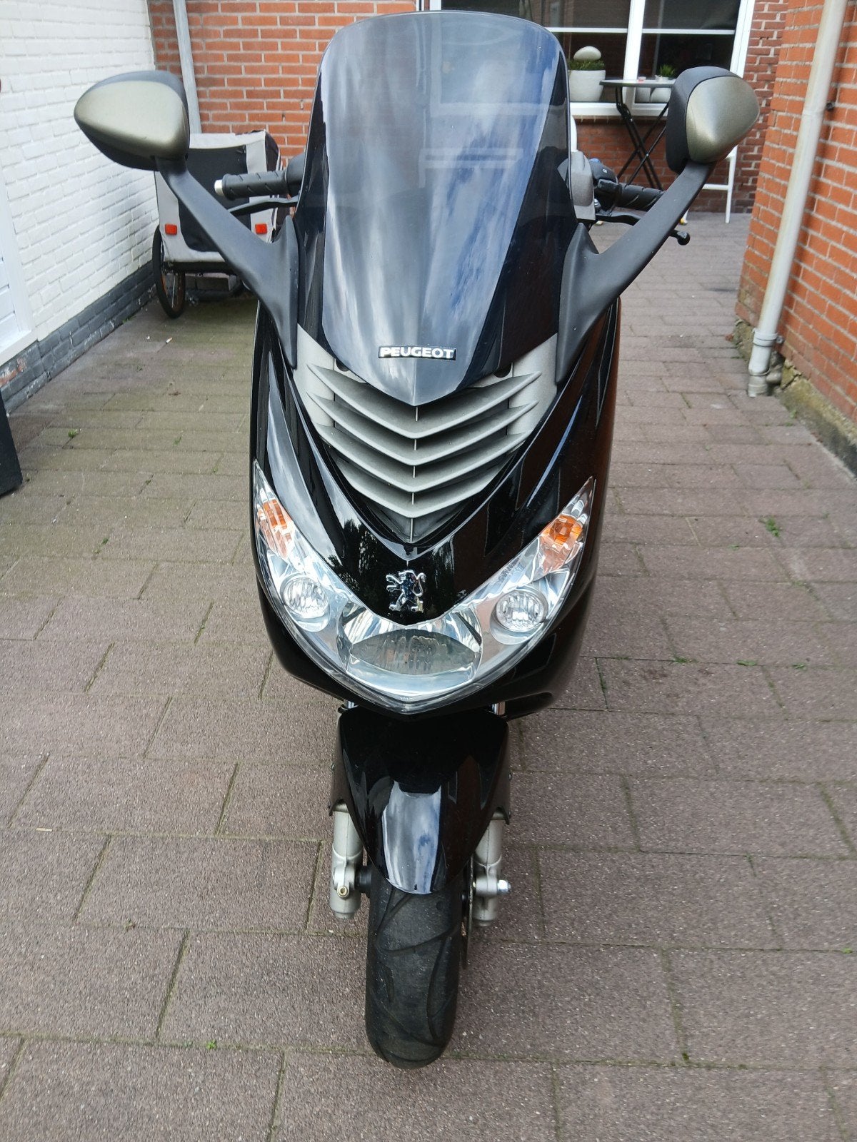 Peugeot Elystar Scooter - Zwart, Goede Staat, Ophalen of Verzenden, Gebruikt, Maximaal 45 km/u, Overige modellen