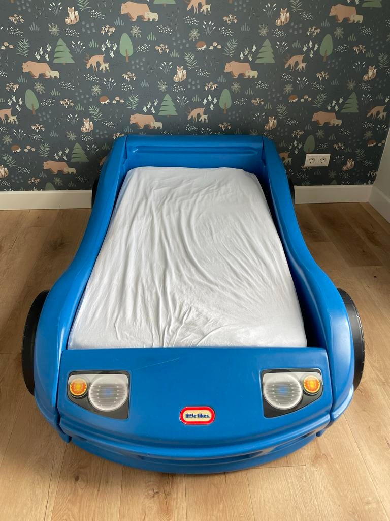Little Tikes Auto bed, Kinderen en Baby's, Kinderkamer | Bedden, Ophalen, Gebruikt, 70 tot 85 cm, Minder dan 140 cm