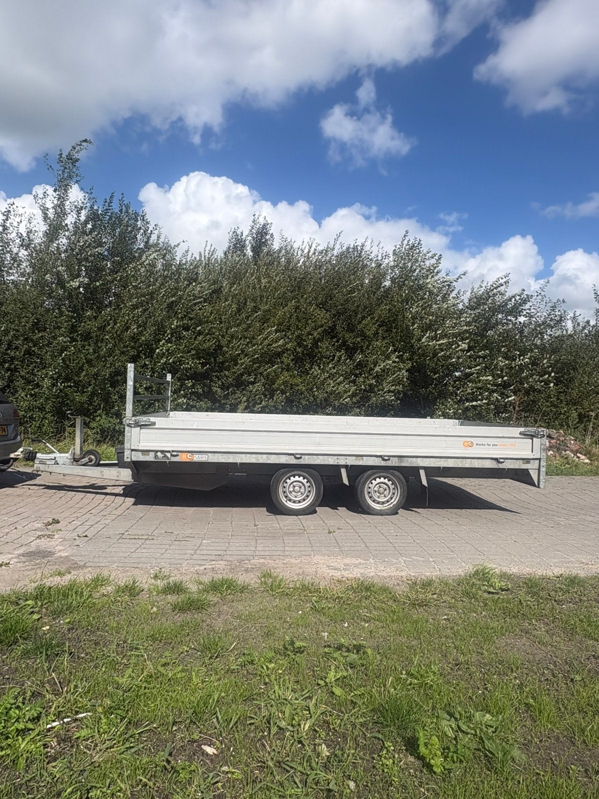 Saris C2700 Plateauwagen (406x200 cm) - Bj. 2020 - Marge, Ophalen, Gebruikt