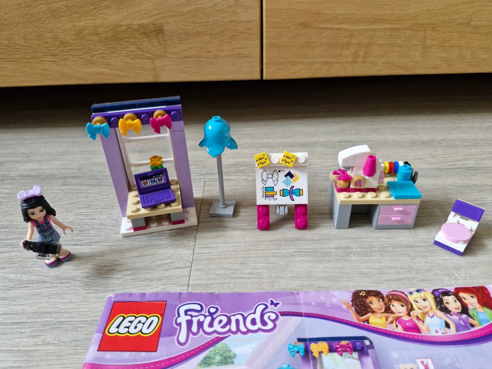 lego friends Emma's atelier (41115), Lego, Ophalen of Verzenden, Zo goed als nieuw, Complete set