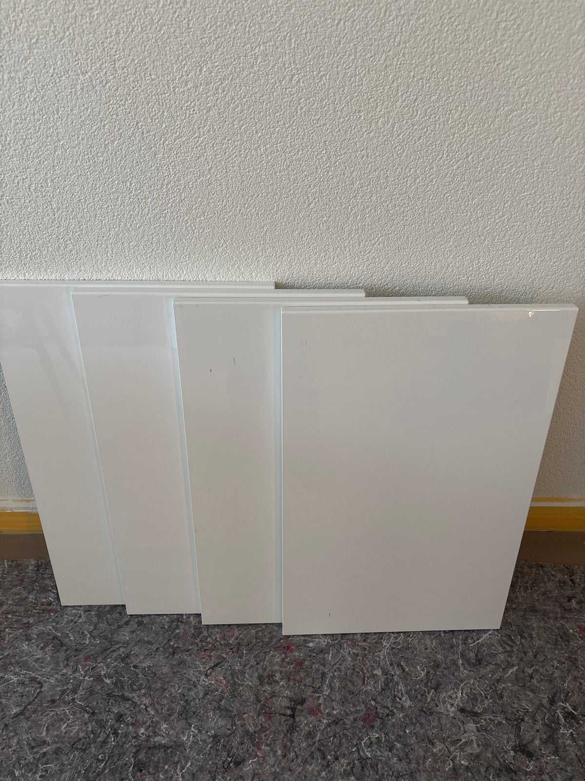 IKEA Besta deur hoogglans wit 60x38 4x, Ophalen, Kunststof, Nieuw, 50 tot 100 cm