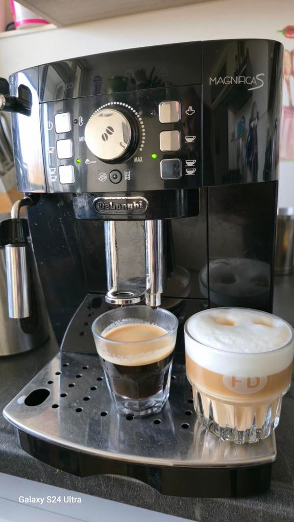 Delonghi magnifica s, Ophalen of Verzenden, Koffiemachine, Gemalen koffie