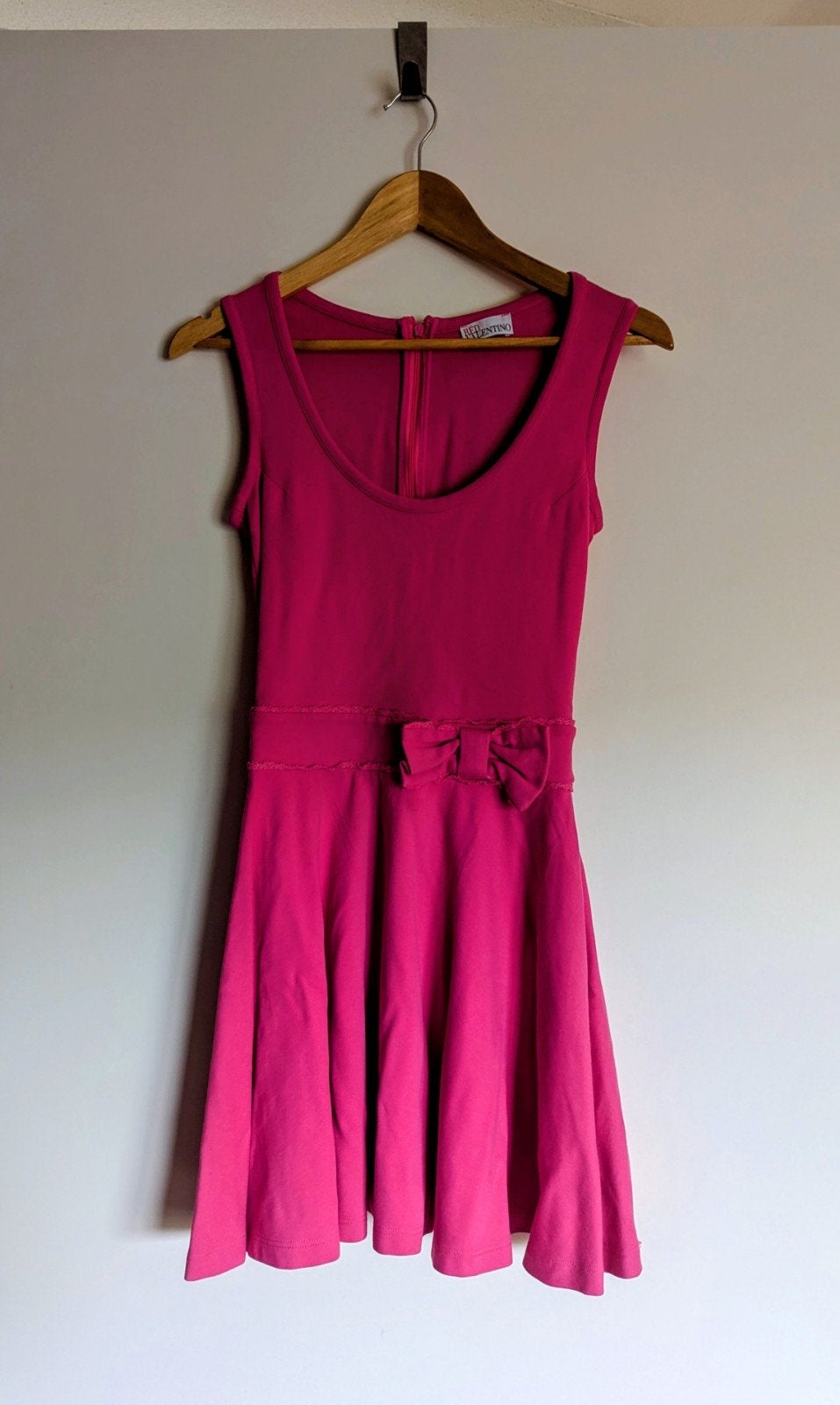 Valentino Red roze jurk met strik, maat 34/36 (S), Kleding | Dames, Ophalen of Verzenden, Roze, Maat 36 (S), Gedragen