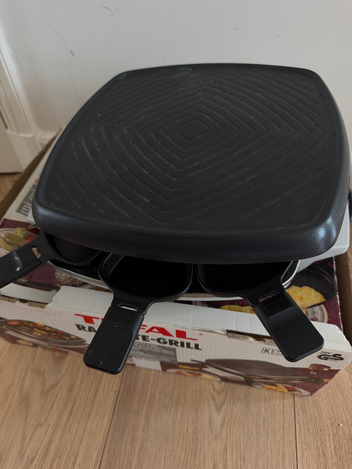 Tefal Gourmetstel Raclette-Grill - Zo goed als nieuw, Ophalen of Verzenden, Zo goed als nieuw, 4 t/m 7 personen