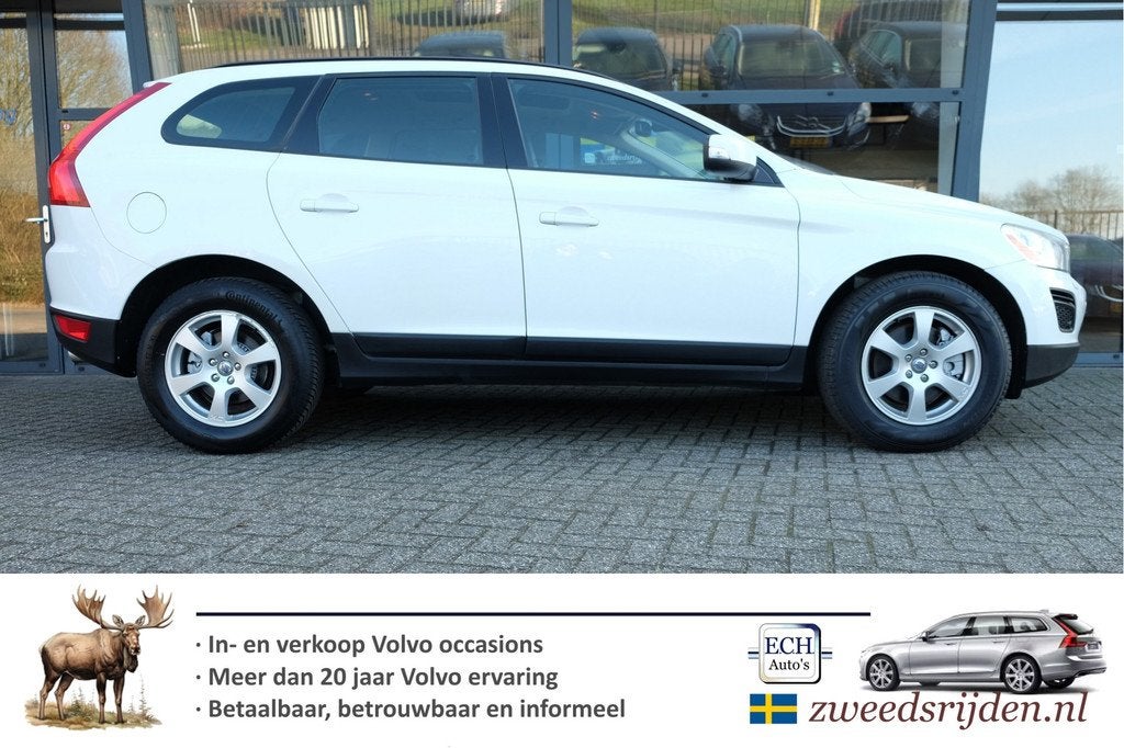 Volvo XC60 2.4D 163pk Aut. AWD Euro5, Leer, Panoramadak, Nie, Auto's, Volvo, Euro 5, Gebruikt, 1715 kg, Leder