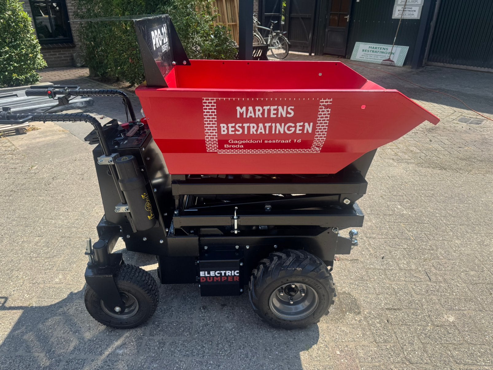 Accu minidumper / kruiwagen, Ophalen, Zo goed als nieuw