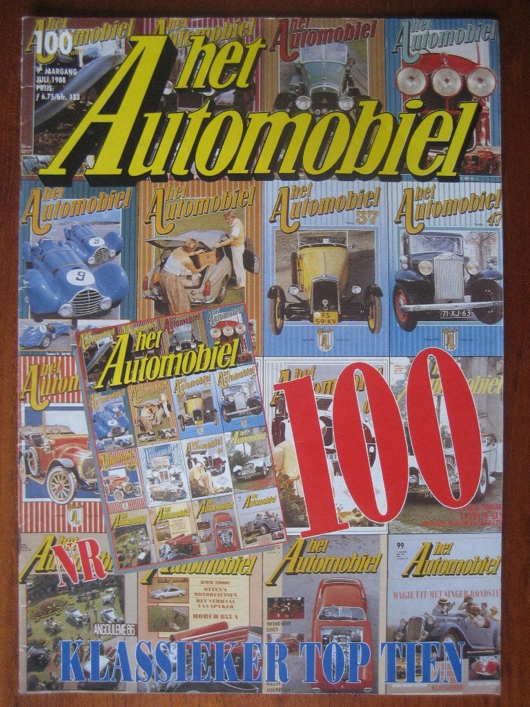 Het Automobiel 100 Cisitalia, Cadillac v16, Hispano-Suiza, Ophalen of Verzenden, Nieuw, Algemeen