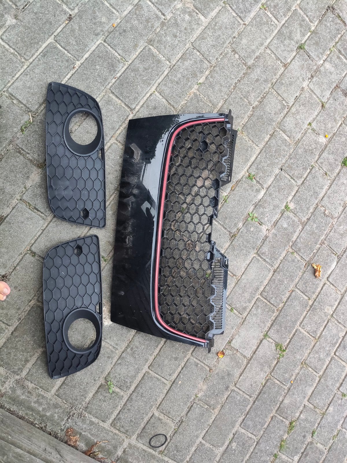 Golf 5 GTI grill met mistlamp kapjes, Auto-onderdelen, Ophalen of Verzenden