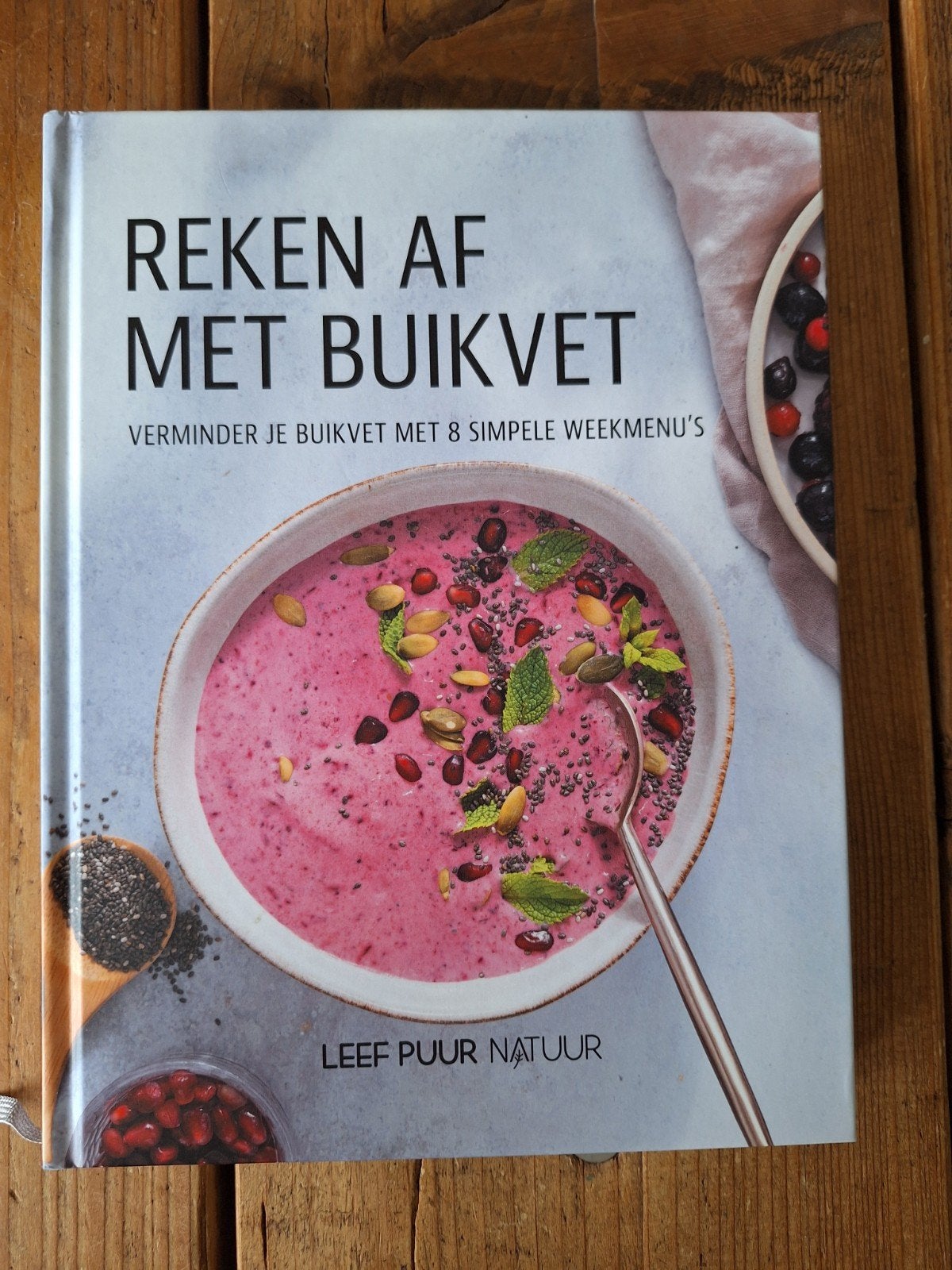 Reken af met buikvet - Verminder je buikvet, Boeken, Verzenden, Zo goed als nieuw, Dieet en Voeding, Leef Puur Natuur