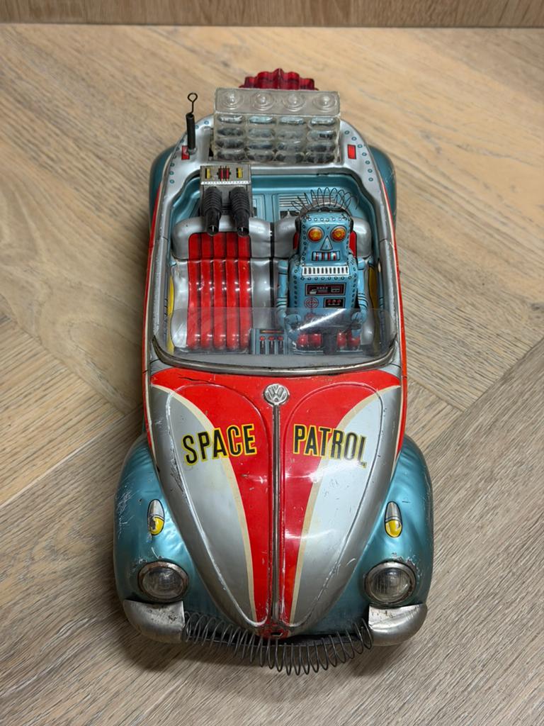 Zeer zeldzame Nomura R-10 Space Patrol VW Custom uit Japan, Antiek en Kunst, Antiek | Speelgoed, Ophalen of Verzenden