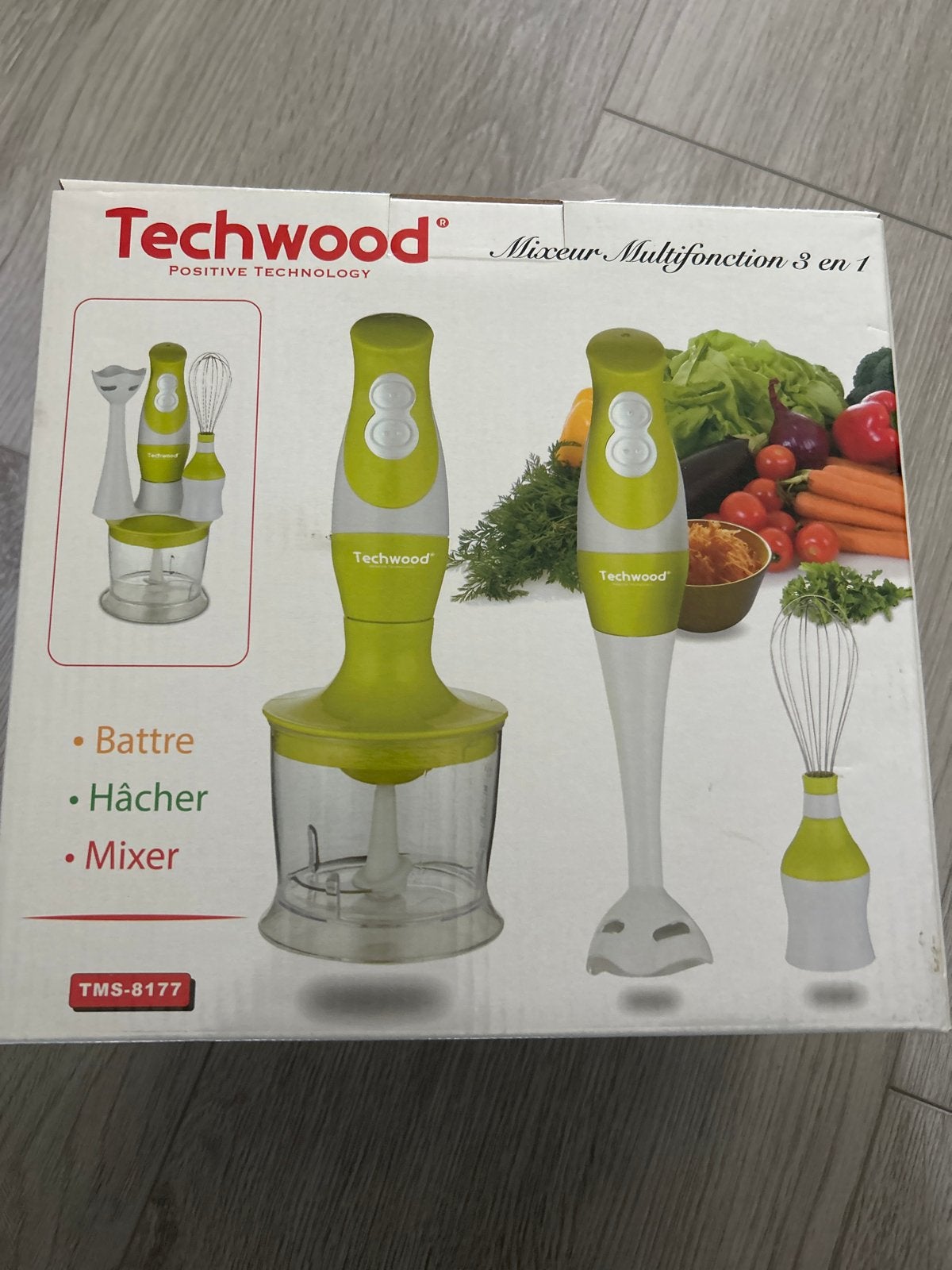 Techwood Staafmixer 3-in-1 - Nieuw in doos, Kunststof, Nieuw, Ophalen of Verzenden, Overige merken