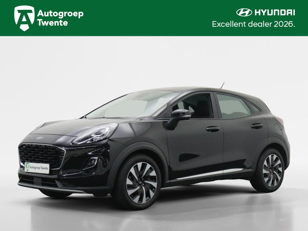 Ford Puma 1.0 EB Hybrid Titanium 125pk | Private lease 419, 12 maanden, Zwart, Zwart, Bedrijf