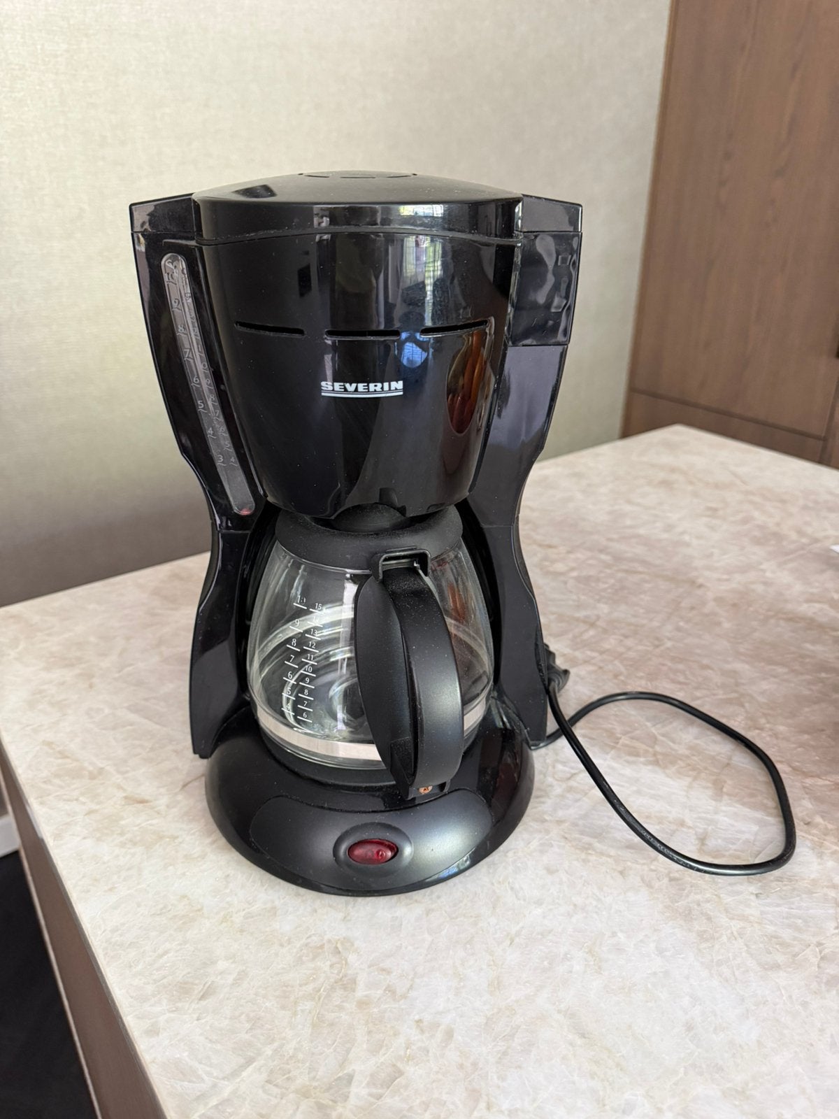 Koffiezetapparaat voor filter koffie Severin zwart, 10 kopjes of meer, Koffiemachine, Gemalen koffie, Ophalen of Verzenden