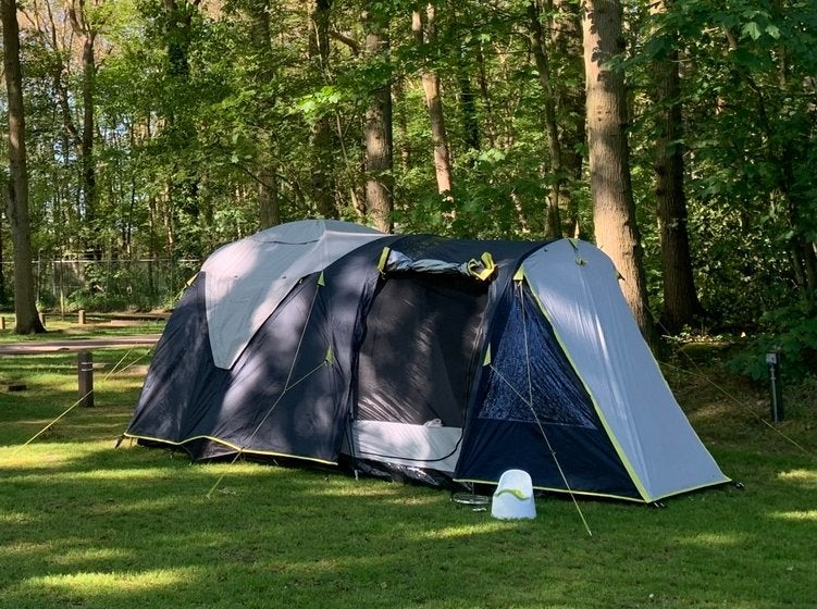 Wanderer Geodome 4-persoons tent met extra stokken, Ophalen, Zo goed als nieuw, Tot en met 4