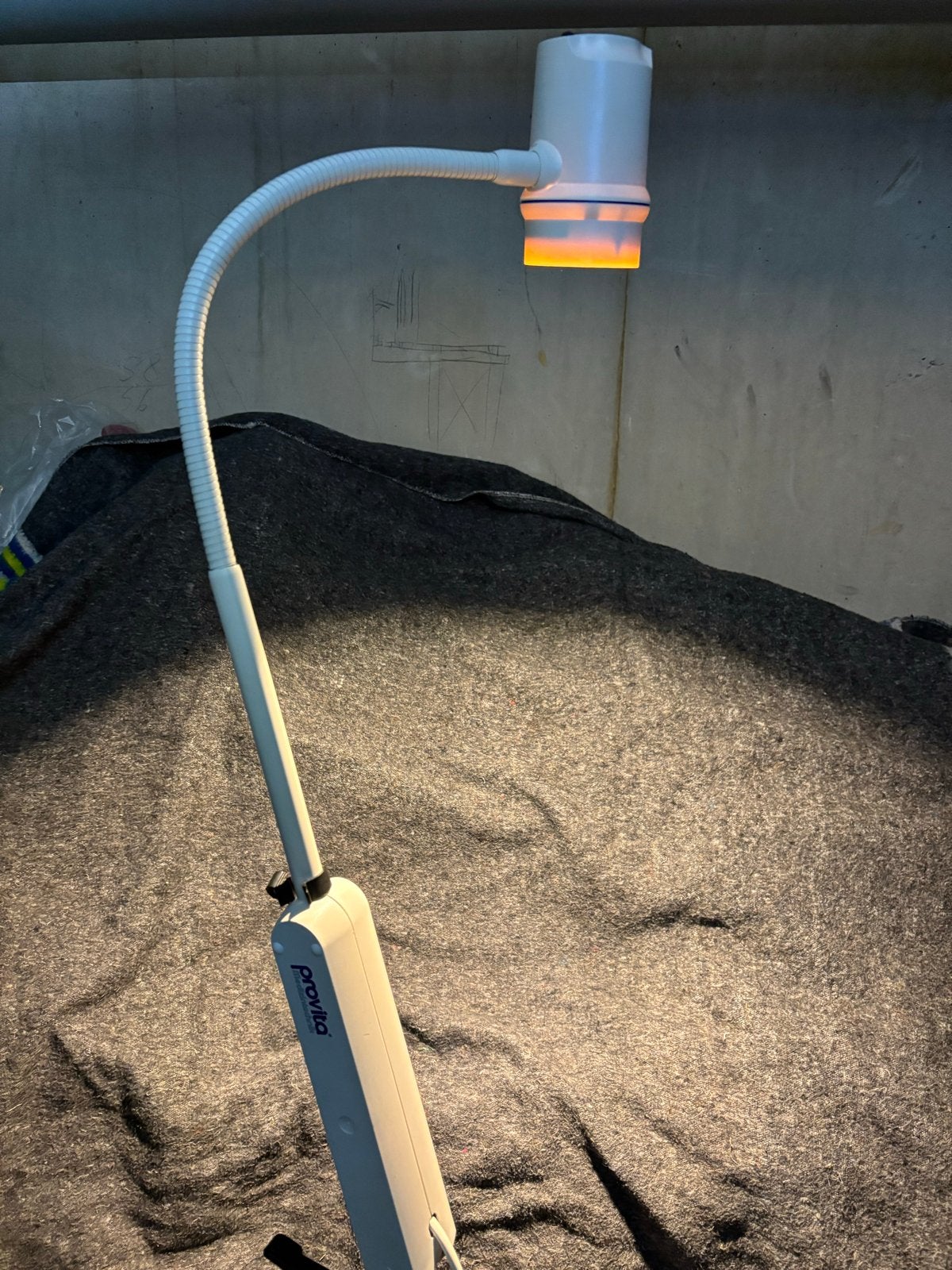 Onderzoekslamp met slangehals en wielen - Provita, Wit, Overige merken, Gebruikt, Overige fittingen