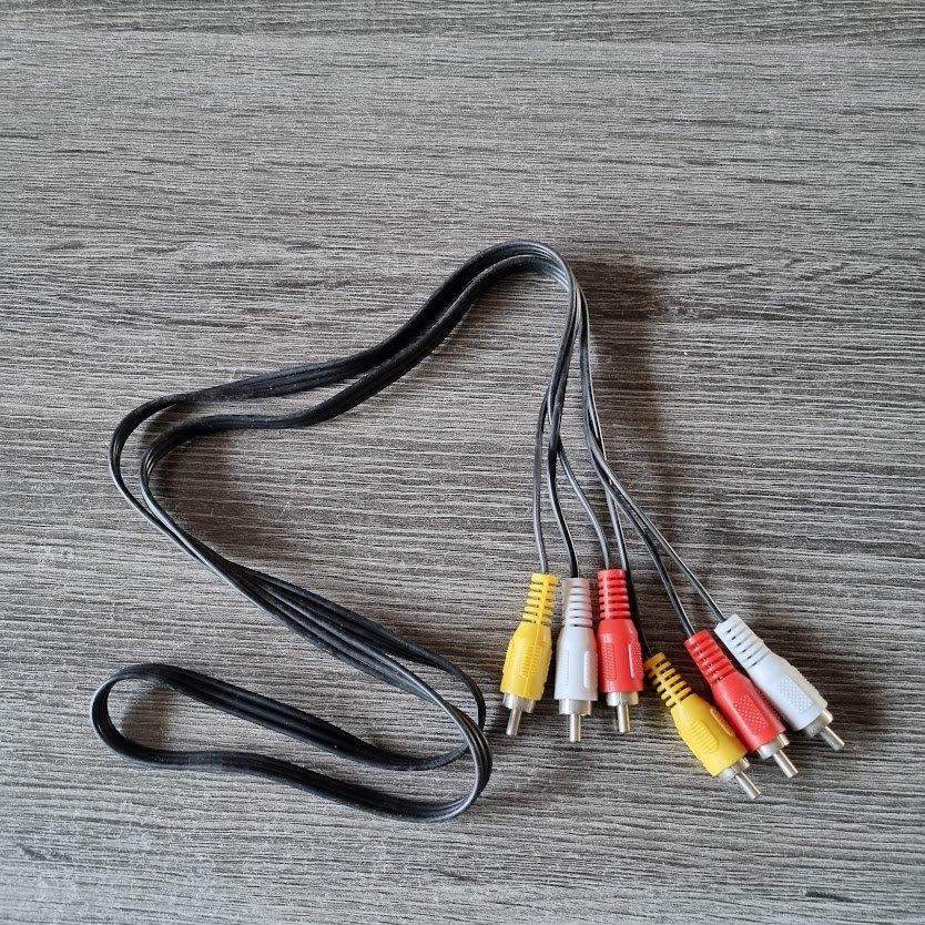Audio / Video Composiet kabel 1 meter, Ophalen of Verzenden, Zo goed als nieuw, Minder dan 2 meter, Overige kabels